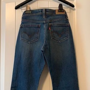 Levi super low boot cut jeans